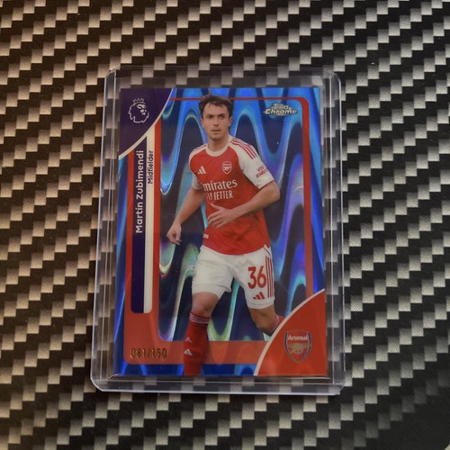 Martin Zubimendi 2026 Topps Chrome Blue Raywave /150