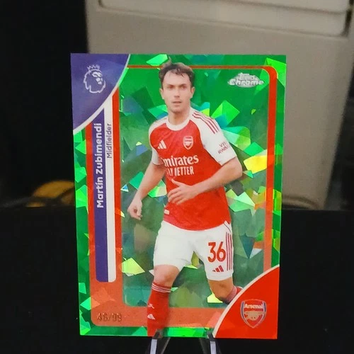 Martin Zubimendi 2026 Topps Chrome Green Sapphire /99
