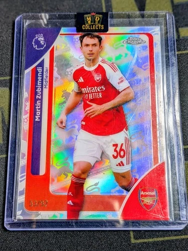 Martin Zubimendi 2025 Topps Chrome Logo Retrofractor /92
