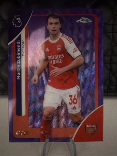 Martin Zubimendi 2026 Topps Chrome Premier League Geometric /75