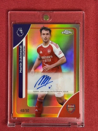 Martin Zubimendi 2026 Topps Chrome True Gold /50