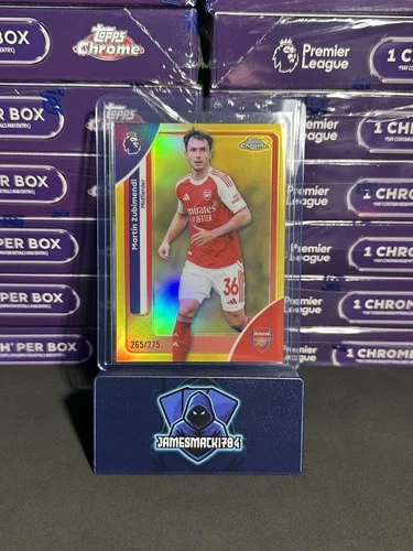 Martin Zubimendi 2026 Topps Chrome Yellow /275