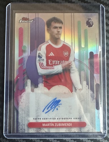 Martin Zubimendi 2026 Topps Finest Chrome Premier League Silver Refractor