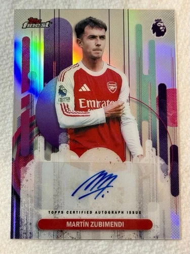 Martin Zubimendi 2025 Topps Finest Refractor