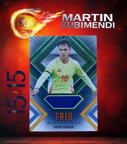 Martin Zubimendi 2025 Panini Futera Unique /15