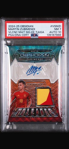 Martin Zubimendi 2024 Panini Obsidian /25