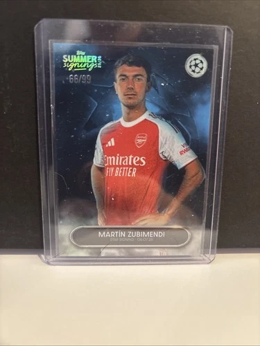 Martin Zubimendi 2025 Topps Summer Signings /99