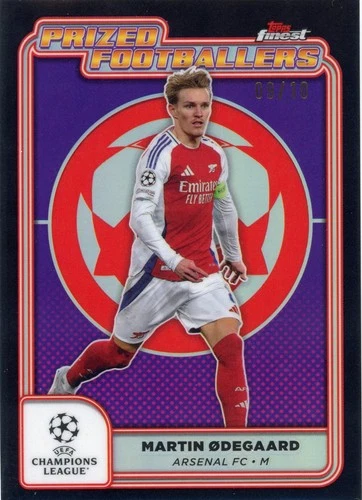 Martín Ødegaard 2024 Topps Futbolistas Mejor Preciados Negro /10