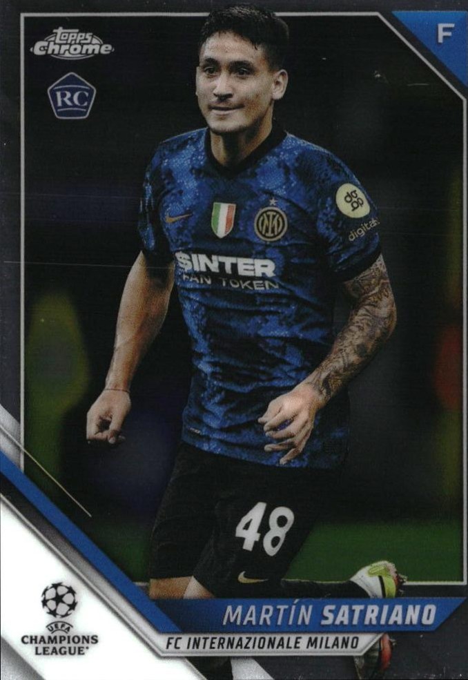 Martín Satriano 2021 Topps Chrome UCC 90