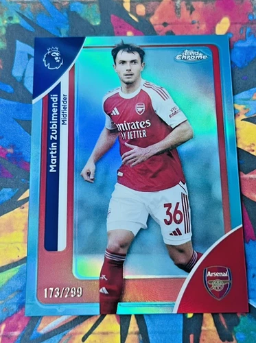 Martín Zubimendi 2026 Topps Chrome /299