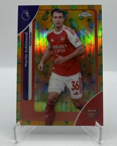 Martín Zubimendi 2025 Topps Chrome Pineapple Refractor