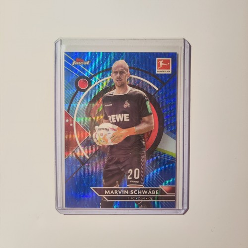 Marvin Schwäbe 2022 Topps Finest Blue Wave /150