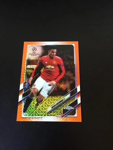Mason Greenwood 2020 Topps Chrome Orange Mojo /25