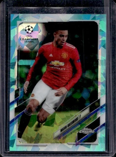 Mason Greenwood 2020 Topps Chrome Sapphire Aqua Refractor /150