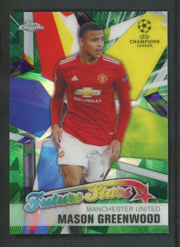 Mason Greenwood 2021 Topps Chrome UEFA Champions League /75