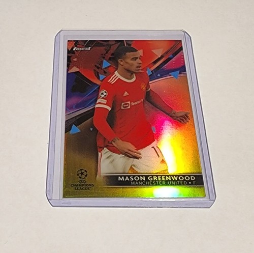 Mason Greenwood 2021 Topps Finest Gold /50