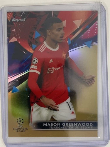 Mason Greenwood 2022 Topps Finest Parallel /50