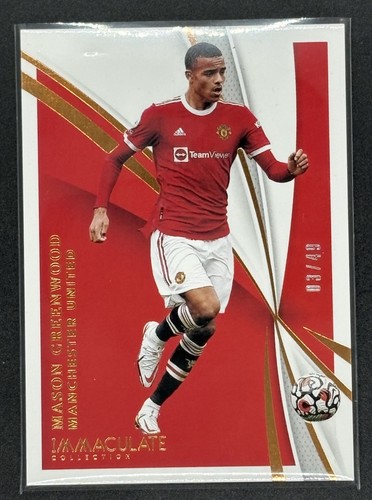 Mason Greenwood 2021 Panini Immaculate Bronze /49