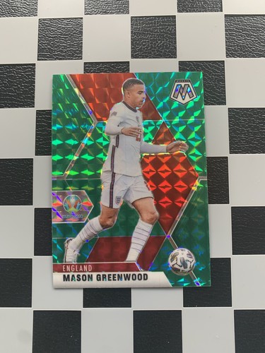 Mason Greenwood 2021 Panini Mosaic Green