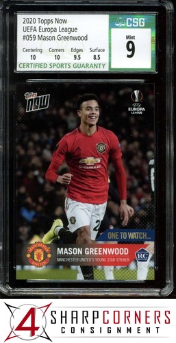 Mason Greenwood 2020 Topps NOW UEFA Europa League #059