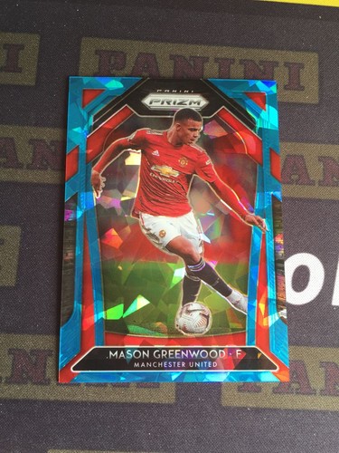 Mason Greenwood 2020 Panini Prizm Blue Ice /75