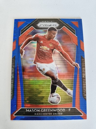 Mason Greenwood 2020 Panini Prizm Blue Pulsar Prizm