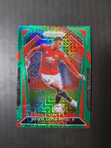 Mason Greenwood 2020 Panini Prizm Green Mojo