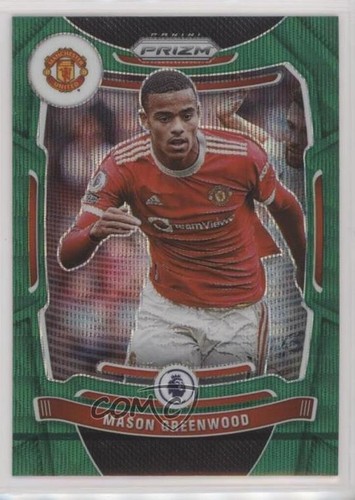 Mason Greenwood 2021 Panini Prizm Green Wave Prizm