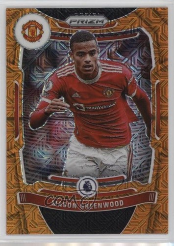 Mason Greenwood 2021 Panini Prizm Orange Mojo Prizm