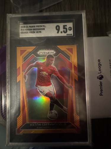 Mason Greenwood 2020 Panini Prizm Orange Prizm /25