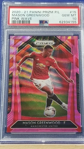 Mason Greenwood 2020 Panini Prizm Pink Wave Prizm