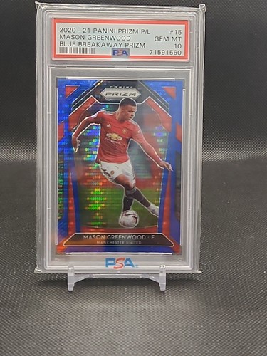 Mason Greenwood 2020 Panini Prizm Premier League Blue /195