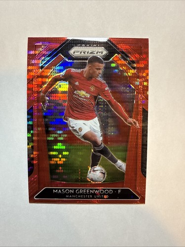 Mason Greenwood 2020 Panini Prizm Red Pulsar