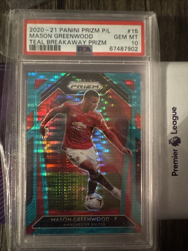 Mason Greenwood 2020 Panini Prizm Teal /49