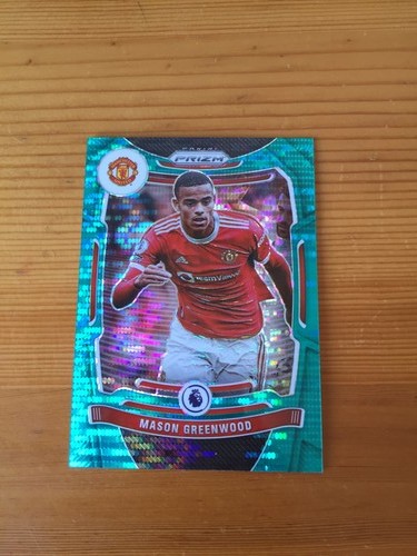 Mason Greenwood 2021 Panini Prizm Teal /49