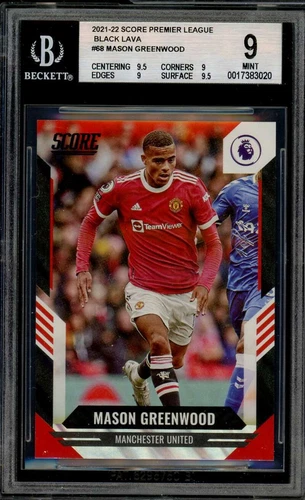 Mason Greenwood 2021 Panini Score Black Lava 1/1