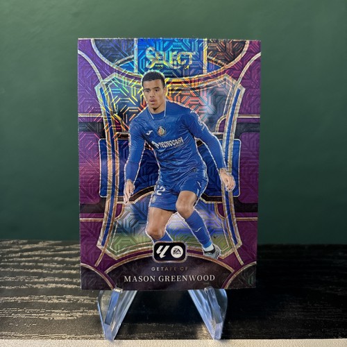 Mason Greenwood 2023 Panini Select Purple Mojo Prizm