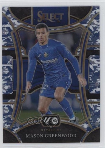 Mason Greenwood 2023 Panini Select Winter Camo Prizm 43/99