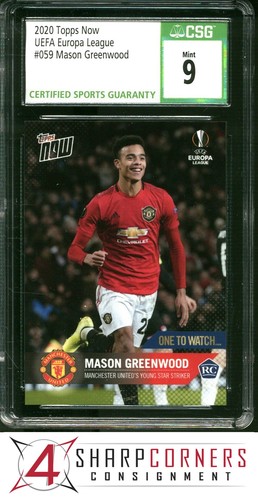 Mason Greenwood 2020 Topps Now UEFA Europa League #059