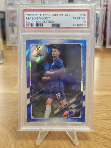 Mason Mount 2020 Topps Chrome Sapphire