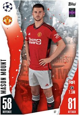Mason Mount 2023 Topps Match Attax UEFA Club Competitions