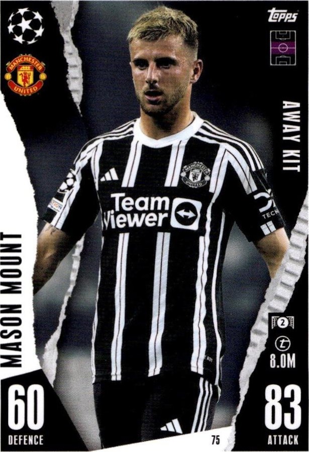 Mason Mount 2023 Topps Match Attax UEFA Club Competitions Extra