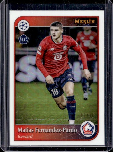 Matías Fernández-Pardo 2024 Topps Merlin Chrome Pearl Refractor /30