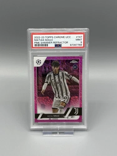 Matías Soulé 2023 Topps Chrome Pink Shimmer /250