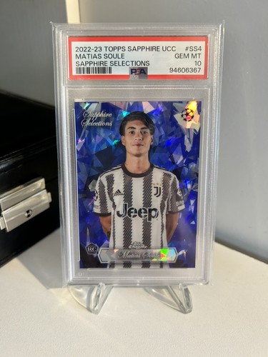Matías Soulé 2023 Topps Cromo UEFA Sapphire