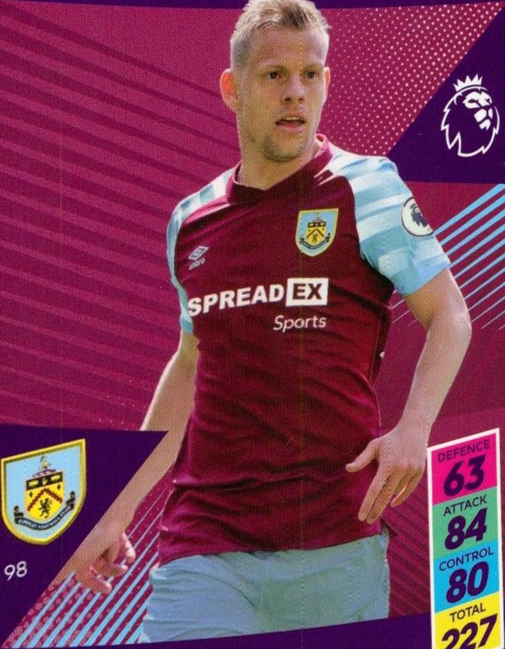 Matej Vydra 2021 Panini Adrenalyn XL Premier League