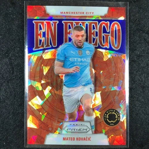 Mateo Kovacic 2025 Panini Prizm FIFA Club World Cup Blue Ice 15/99
