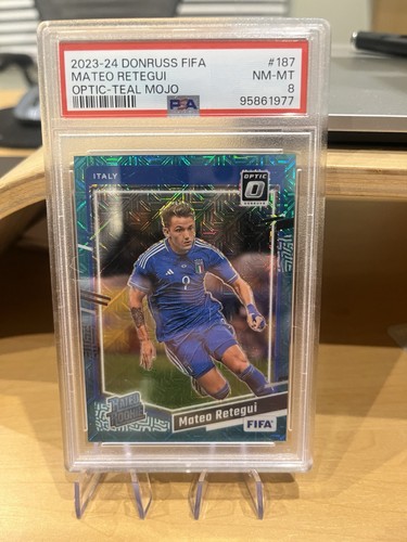 Mateo Retegui 2023 Panini Donruss FIFA Optic Teal Mojo /49