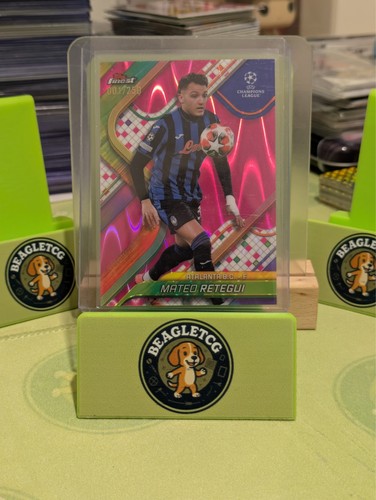 Mateo Retegui 2024 Topps Finest Pink Raywave /250