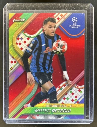 Mateo Retegui 2024 Topps Finest Red Refractor /5